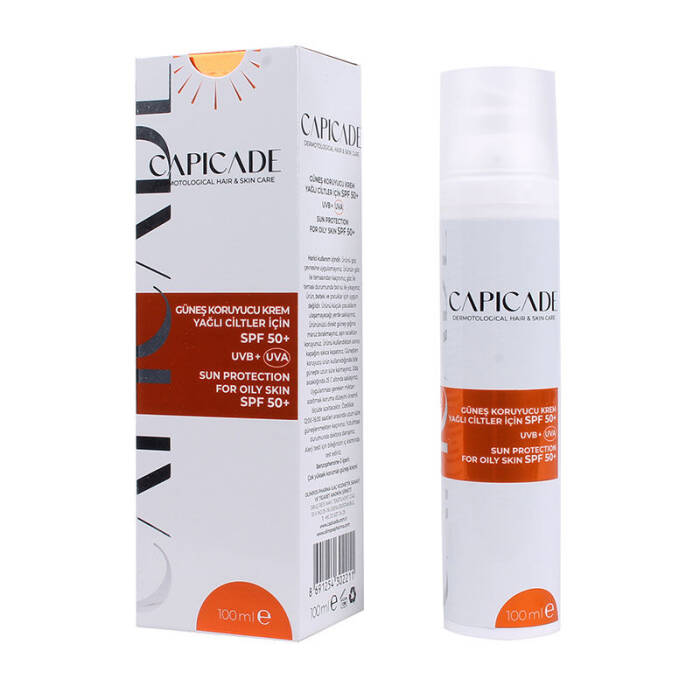 Capicade Güneş Koruyucu Krem Yağlı Ciltler İçin SPF 50+ 100 ml - 2