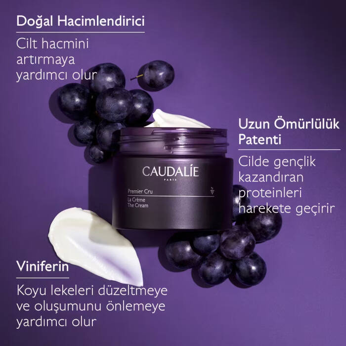 Caudalie Premier Cru Kapsamlı Yaşlanma Karşıtı Gündüz Bakım Kremi 50 ml - 4