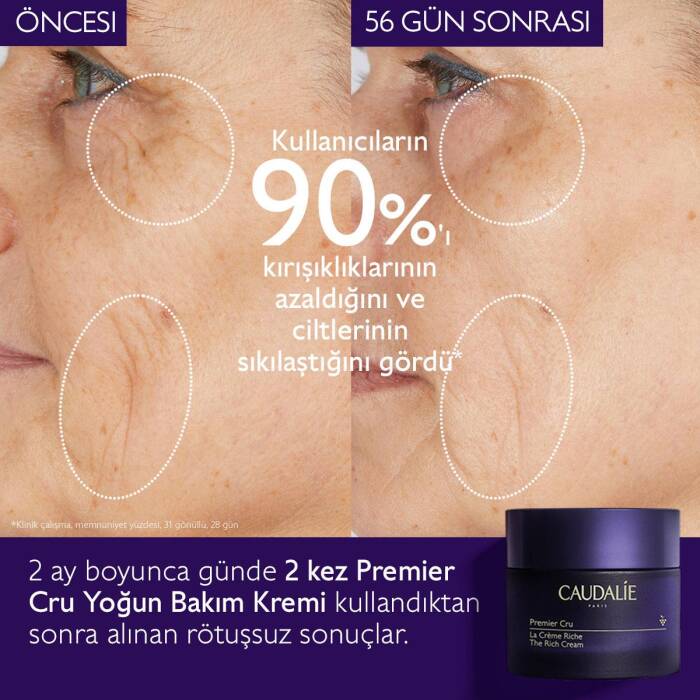 Caudalie Premier Cru Kapsamlı Yaşlanma Karşıtı Yoğun Bakım Kremi 50 ml - 2