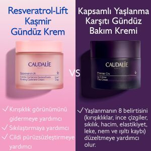 Caudalie Resveratrol-Lift Sıkılaştırıcı Kaşmir Gündüz Bakım Kremi - Yedek Kapsül 50 ml - 10