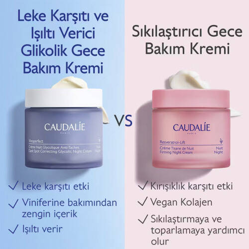 Caudalie Vinoperfect Leke Karşıtı Glikolik Gece Bakım Kremi Yedek Kapsül 50 ml - 2