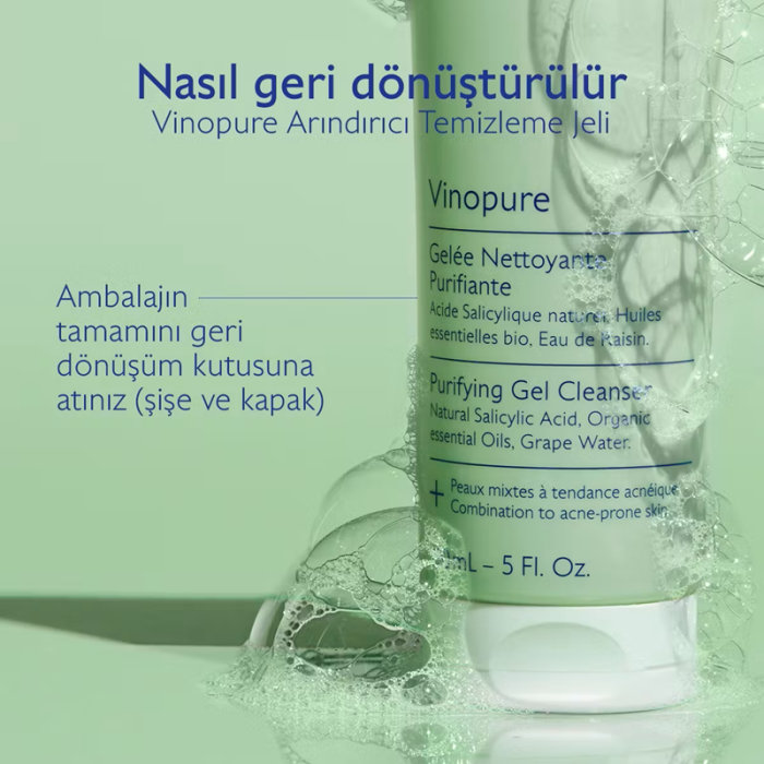 Caudalie Vinopure Arındırıcı Temizleme Jeli 385 ml - 5