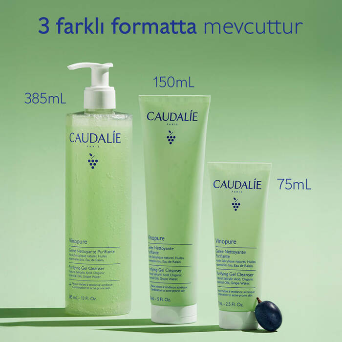 Caudalie Vinopure Arındırıcı Temizleme Jeli 75 ml - 2