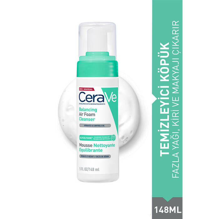 CeraVe Balancing Air Foam Yüz Temizleyici Köpük 148 ml - 4