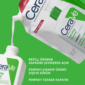 CeraVe Nemlendiren Temizleyici Refill 473 ml - 3