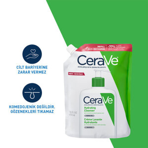 CeraVe Nemlendiren Temizleyici Refill 473 ml - 7