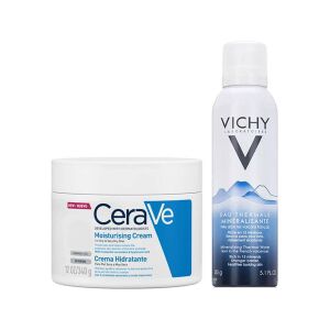 CeraVe Nemlendirici Krem 340 gr + Vichy Rahatlatıcı Termal Suyu 150 ml - CeraVe