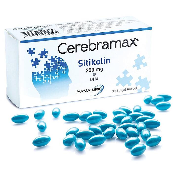 Cerebramax Sitikolin 30 Kapsül - 1