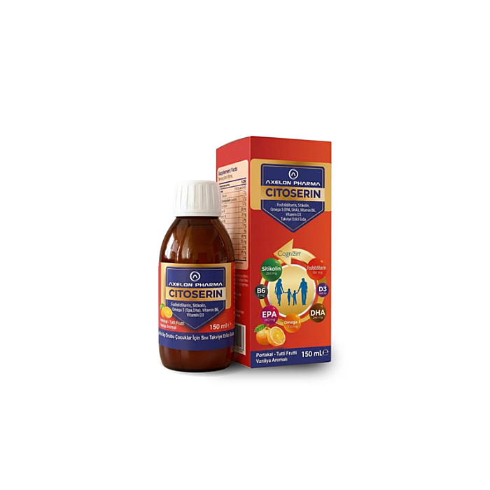 Citoserin Şurup Portakal-Tutti Frutti ve Vanilya Aromalı 150 ml - 1
