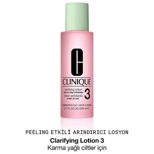 Clinique Clarifying Lotion Tip3 Karma/Yağlı Cilt İçin Arındırıcı Losyon Tonik 200 ml - 2