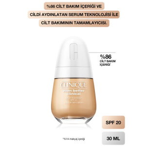 Clinique Even Better Clinical Serum Fondöten SPF20 30 ml WN 38 Stone - 4