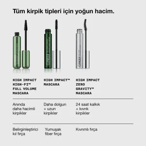Clinique High Impact High-Fi Yoğun Hacim Veren Siyah - Kahverengi Maskara 10 ml 02 Black - Brown - 3