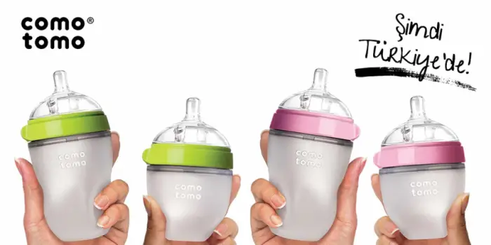 Comotomo Antikolik Orta Akışlı Silikon Biberon 3-6 Ay 250 ml - Yeşil - 8