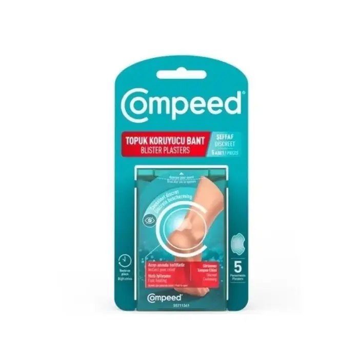 Compeed Topuk Koruyucu Bant Şeffaf 5 Adet - 1