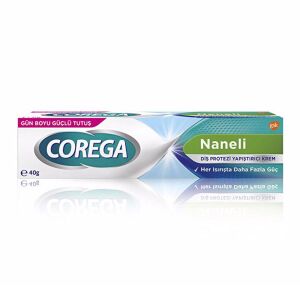 Corega Süper Protez Yapıştırıcı Naneli Krem 40 gr - Corega
