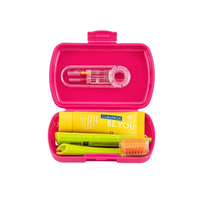 Curaprox Be You Travel Set - Koyu Pembe - 1