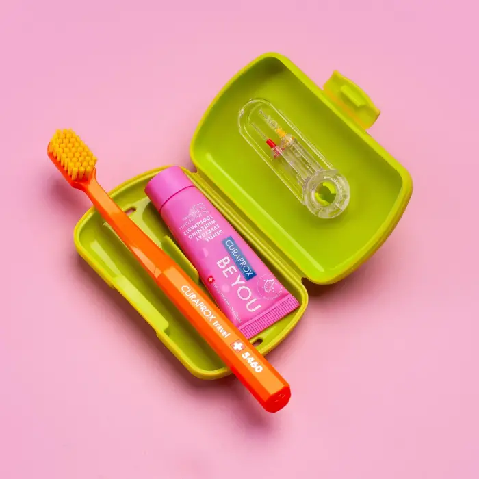 Curaprox Be You Travel Set - Yeşil - 7