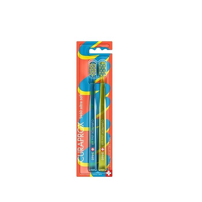 Curaprox CS 5460 Ultra Soft Health & Happiness Edition Diş Fırçası 2'li - 1