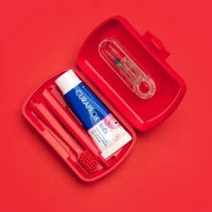 Curaprox Kids Travel Set - Kırmızı - 5