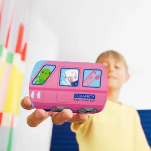 Curaprox Kids Travel Set - Pembe - 4
