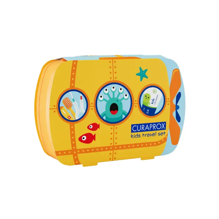 Curaprox Kids Travel Set - Turuncu - 1