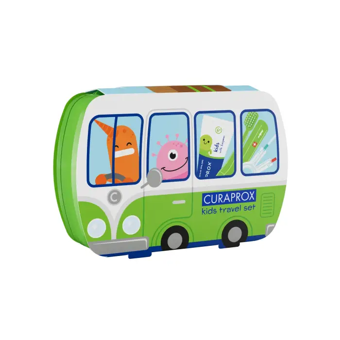 Curaprox Kids Travel Set - Yeşil - 1