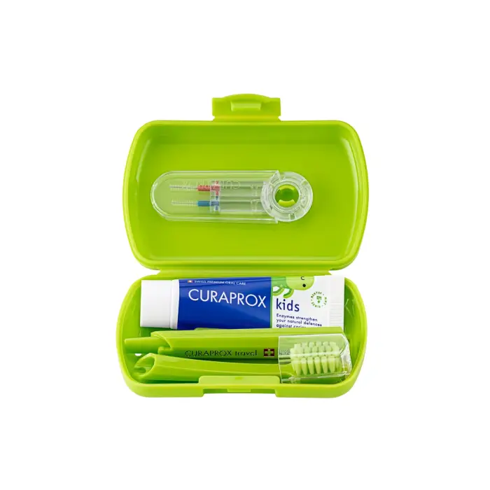 Curaprox Kids Travel Set - Yeşil - 2