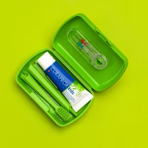 Curaprox Kids Travel Set - Yeşil - 5