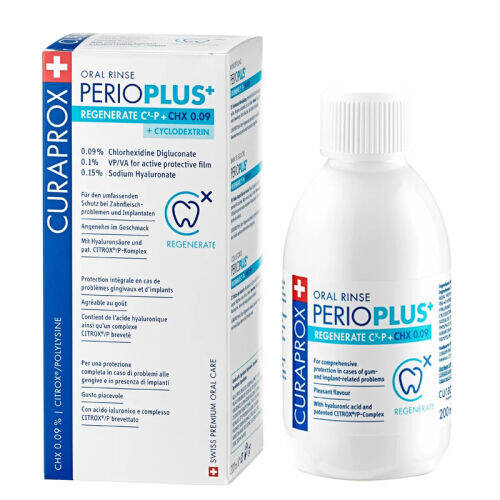 Curaprox Perioplus Regenerate Chx 0.09 Ağız Çalkalama Suyu 200 ml - 1