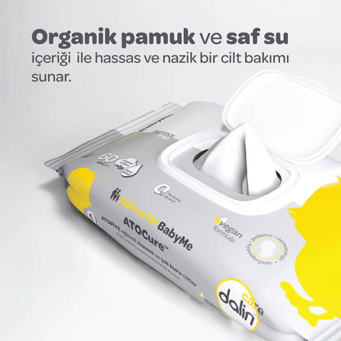 Dalin Atocure Islak Mendil 60 Adet - 5