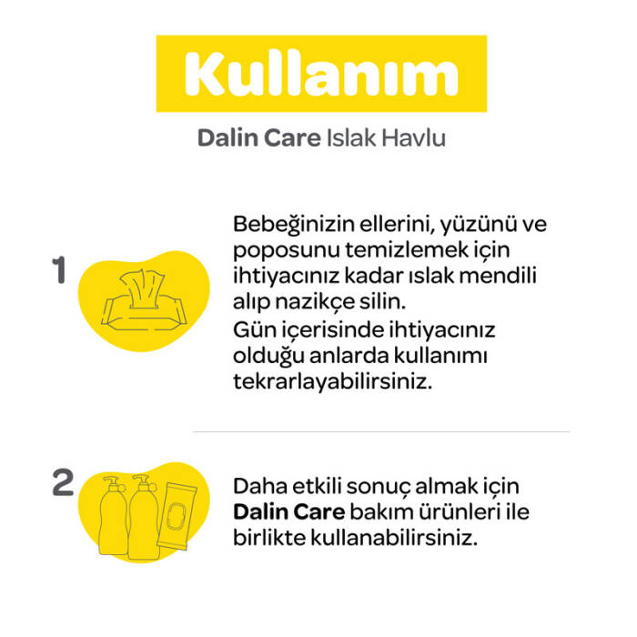 Dalin Atocure Islak Mendil 60 Adet - 7