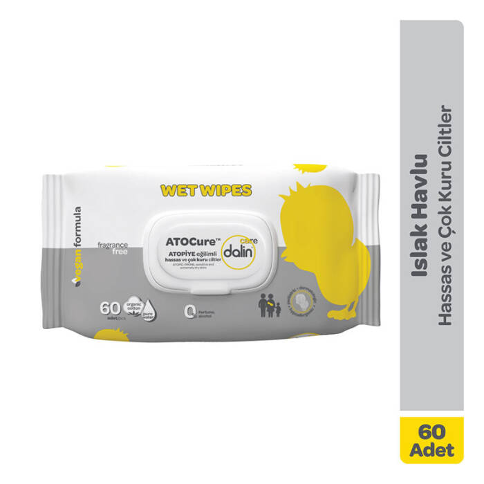 Dalin Atocure Islak Mendil 60 Adet - 2
