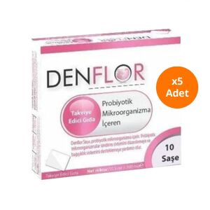 Denflor Probiyotik 10 Saşe 5'li Paket - Denflor