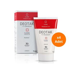Deotak Classic Krem Deodorant 35 ml x 4 Adet - Deotak