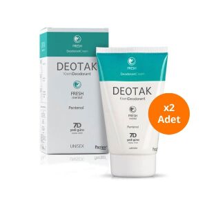 Deotak Fresh Krem Deodorant 35 ml x 2 Adet - Deotak