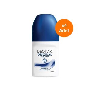 Deotak Original for Men Roll-on Deodorant 35 ml x 4 Adet - Deotak