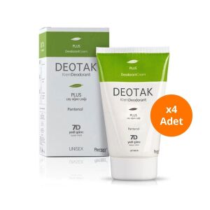 Deotak Plus Krem Deodorant 35 ml x 4 Adet - Deotak