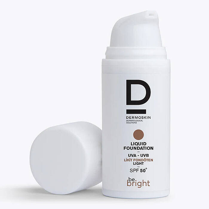 Dermoskin Be Bright SPF50+ Likit Fondöten 33 ml - Light - 2