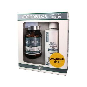 Dermoskin Medobiocomplex-E Erkek 60 Kapsül + Biotin Şampuan 200 ml - Dermoskin