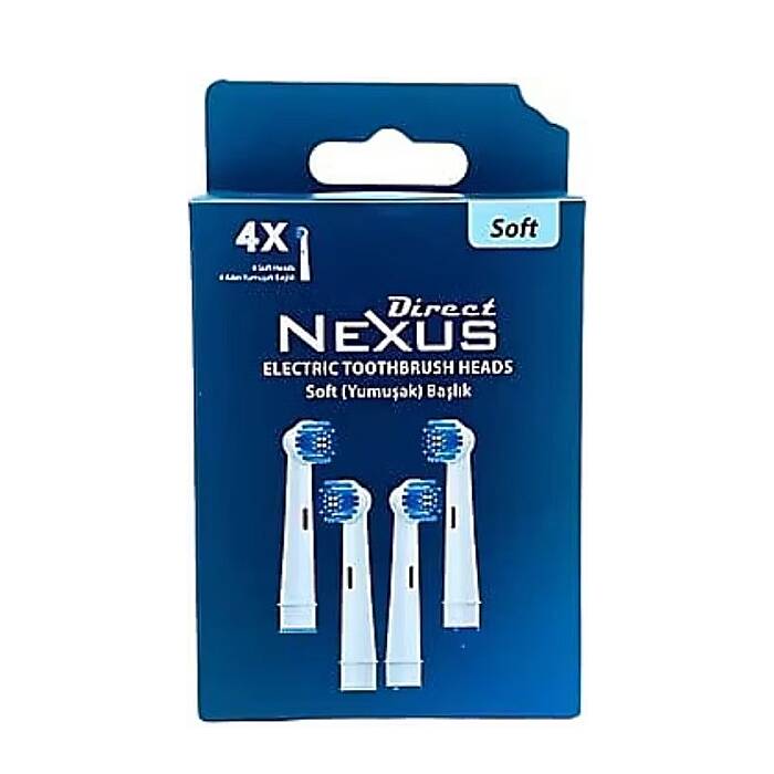 Direct Nexus Elektrikli Diş Fırçası Yedek Başlığı Soft 4'lü - 1