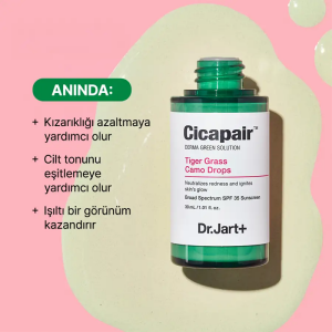 Dr. Jart+ Cicapair Tiger Grass Cildi Yatıştırmaya Yardımcı Solüsyon SPF35 30 ml - 4