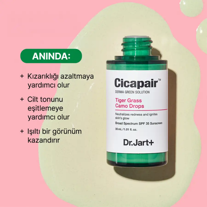 Dr. Jart+ Cicapair Tiger Grass Cildi Yatıştırmaya Yardımcı Solüsyon SPF35 30 ml - 4