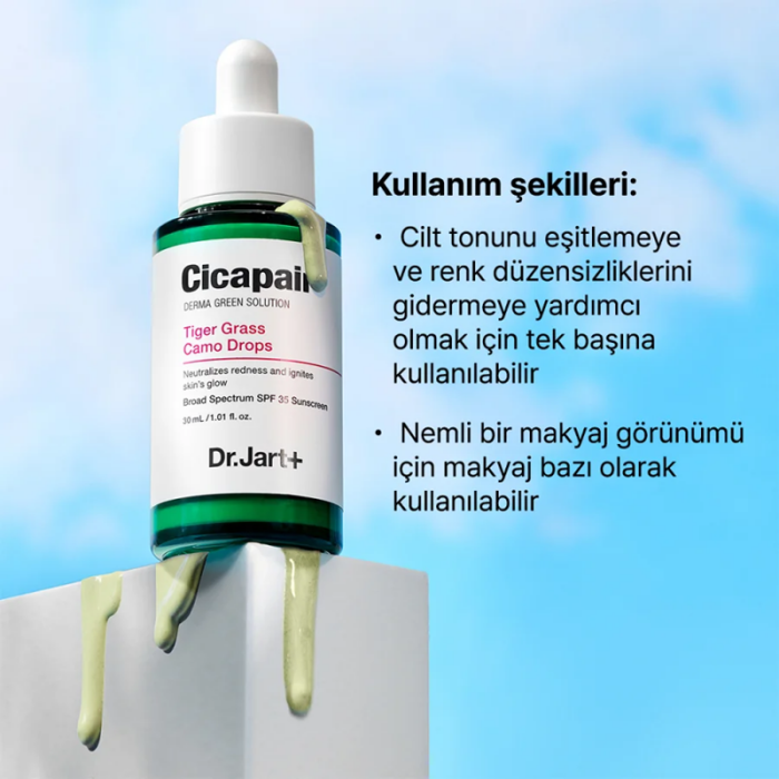 Dr. Jart+ Cicapair Tiger Grass Cildi Yatıştırmaya Yardımcı Solüsyon SPF35 30 ml - 2