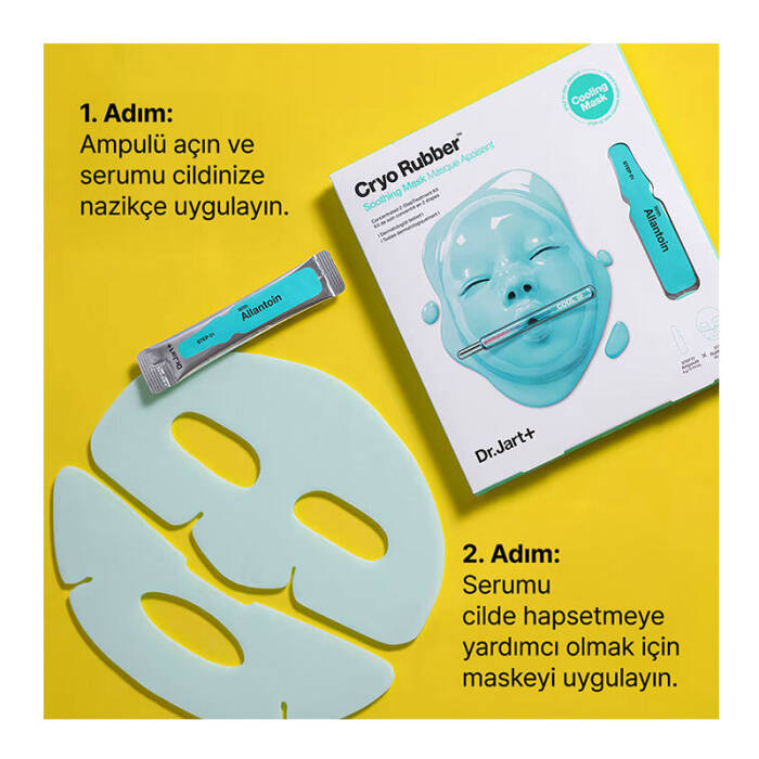 Dr. Jart+ Cryo Rubber Allantoinli Yatıştırıcı Yüz Maskesi 40 g + 4 g - 3