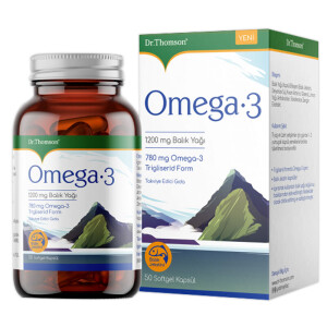 Dr. Thomson Omega-3 1200 mg Balık Yağı 50 Kapsül - Dr. Thomson