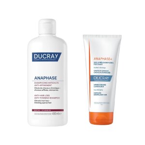 Ducray Anaphase+ Saç Dökülmesi Karşıtı Şampuan 400 ml + Ducray Anaphase+ Saç Dökülmesi Karşıtı Saç Kremi 200 ml - Ducray