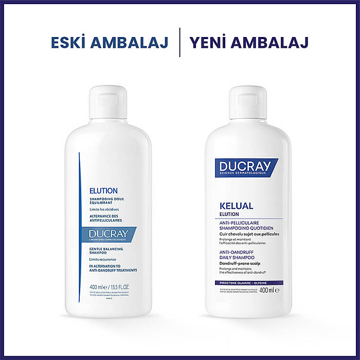 Ducray Elution Kepek Karşıtı Tamamlayıcı Şampuan 400 ml - 3