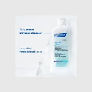 Ducray Kelual Squanorm Kepek Karşıtı & Ferahlatıcı Şampuan 400 ml - 3