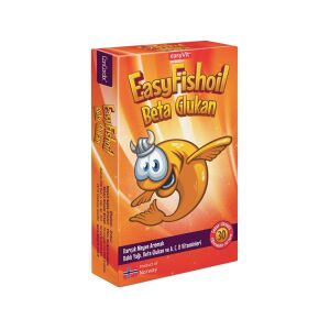 EasyVit EasyFishoil Beta Glukan Çiğnenebilir 30 Jel Tablet - Easyvit