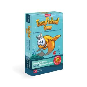 EasyVit EasyFishoil Grow Çiğnenebilir 30 Jel Tablet - Easyvit